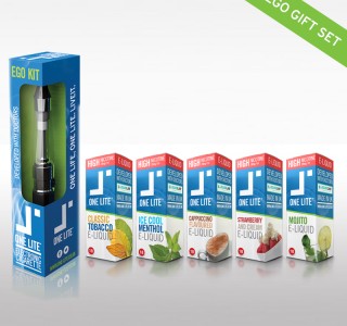 EGO Electronic Cigarette plus 5 x E-Liquids Flavours